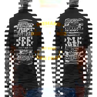 Lustiges Kegler Geschenk I Kegeln Kegelvereinpruch T-Shirt mit Rückendruck - Seseable