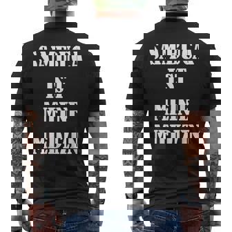 Lustigesambuca Ist Meine Medizin Geschenk T-Shirt mit Rückendruck - Seseable