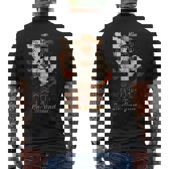 Where Them Fans At Boots On Da Ground Melanin Black Cowgirl Men's T-shirt Back Print | Seseable UK