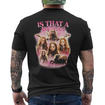 M3gan Heart Throb Officially Licensed Men's T-shirt Back Print - Thegiftio UK