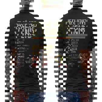 Maglia Divertente Tennis Tennista Perché Perdo A Tennis T-shirt da uomo con stampa posteriore - Novitaregali