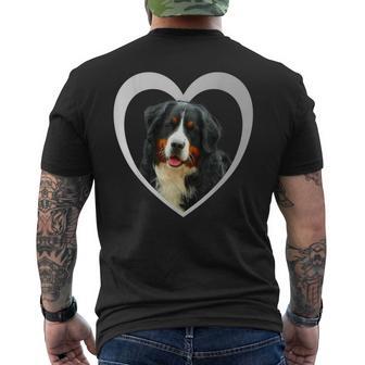 Magliette Bernese Mountain Dog Bovaro Bernese T-shirt da uomo con stampa posteriore - Novitaregali