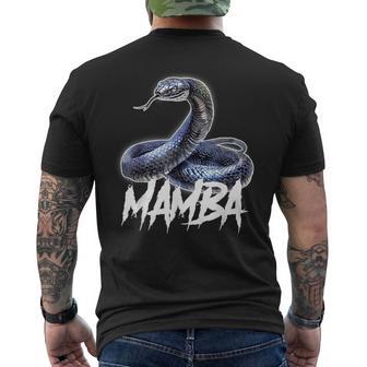 Mamba Snake Black Serpent Men's T-shirt Back Print - Thegiftio UK