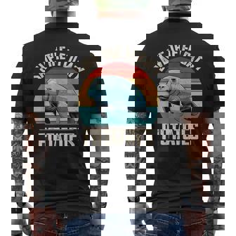 Mana Save The Floaty Potatoes Sea Cow Mana Men's T-shirt Back Print - Thegiftio