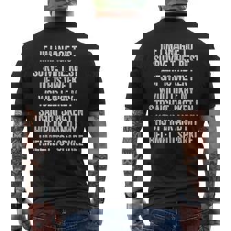 If I Manage To Survive The Rest Of The Week Office Men's T-shirt Back Print - Thegiftio