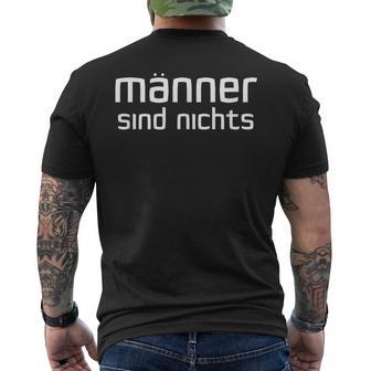 Männerind Nichts T-Shirt mit Rückendruck - Geschenkecke