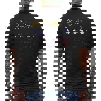 Mapa Deenezuela Bandera Con 7 Estrellas Camiseta Hombre Estampado Espalda - Regaloses