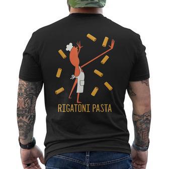 Marcus The Worm Rigatoni Pasta Men's T-shirt Back Print - Thegiftio UK