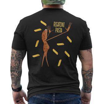 Marcus The Worm Rigatoni Pasta Men's T-shirt Back Print - Thegiftio UK