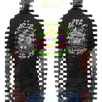 Mardi Gras Where Babies Come From King Cake Baby Pregnancy Men's T-shirt Back Print - Thegiftio