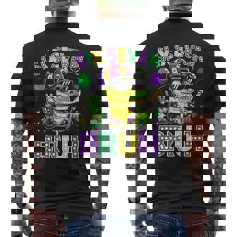 Mardi Gras Six Seven Bruh Mardigator Alligator 6 7 Meme Boys Men's T-shirt Back Print | Seseable FR