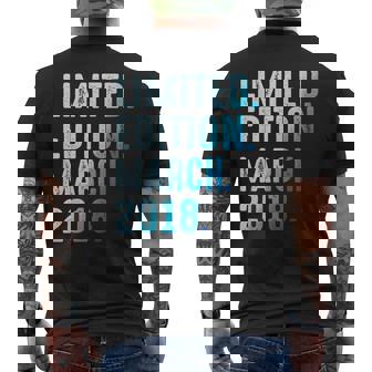 Mars 2018 Année 2018 Anniversaire 2018 Édition Limitée T-shirt imprimé au dos - Cadeauxyz