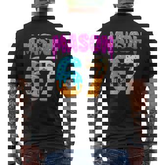 Mason 67 Ice Cream Drip Meme Six Seven Dripping Sport Men's T-shirt Back Print | Mazezy