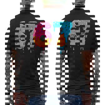 Mason 67 Ice Cream Drip Meme Six Seven Men's T-shirt Back Print | Seseable CA