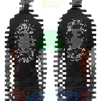 Master Of The Irish Goodbye St Patrick's Day Men's T-shirt Back Print - Monsterry