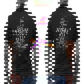 Matching Family Costume I'm The Workout Witch Halloween Men's T-shirt Back Print | Mazezy