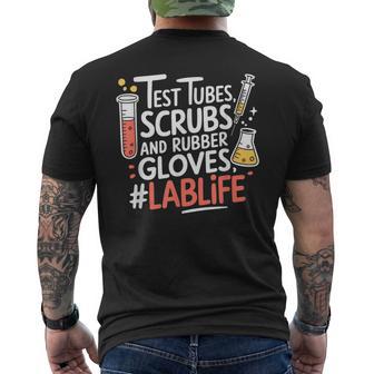 Medical Laboratory Lab Technician And Laboratory Week Men's T-shirt Back Print - Monsterry