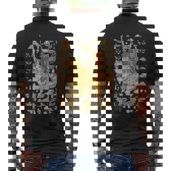 Medieval Frog On Cat Men's T-shirt Back Print | Seseable FR