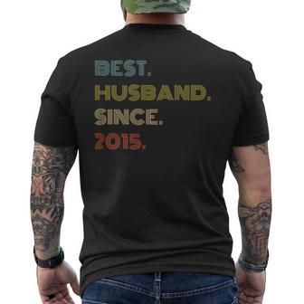 Meilleur Mari Depuis 2015 T-shirt imprimé au dos - Cadeauxyz