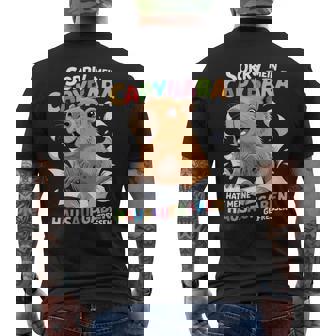 Mein Capybara Wasserschwein Hat Meine Hausaufgaben Gefressen T-Shirt mit Rückendruck - Geschenkecke