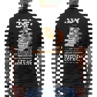 Mein Meerschweinchen Hat Meine Hausaufgaben Gefressen T-Shirt mit Rückendruck - Geschenkecke