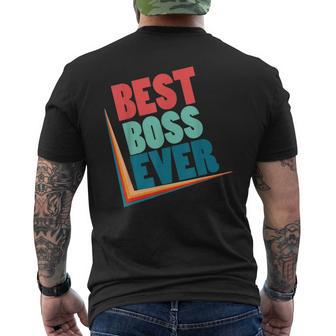 Mejor Jefe Jamás Retro Boss Camiseta Hombre Estampado Espalda - Regaloses