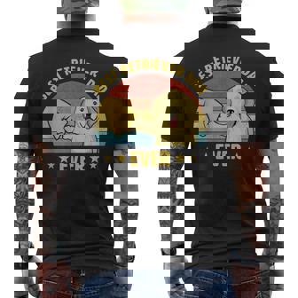 Mejor Padre Golden Retriever Amante Cachorros De Retriever Camiseta Hombre Estampado Espalda - Regaloses