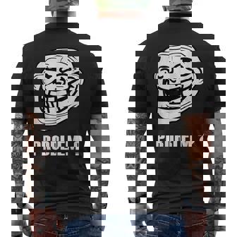 Mème Troll Face Gen Z Mème Millennials Retro Boomer T-shirt imprimé au dos - Cadeauxyz