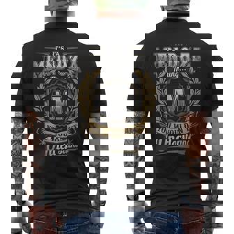 Mendoza Last Name It's A Mendoza Thing On Back Men's T-shirt Back Print | Seseable UK