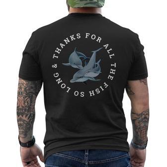 Merci Pour Tous Les Poissons T-shirt imprimé au dos - Cadeauxyz