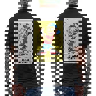 Mexican For Gamers El Gamer Men's Back Print T-Shirt | Mazezy