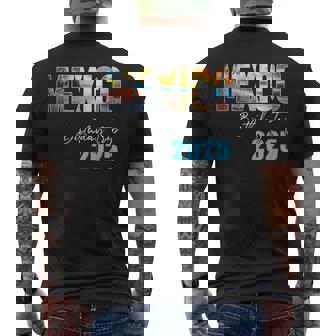 Mexico Birthday Trip 2025 Vacation Party Crew Cruise Men's T-shirt Back Print | Mazezy