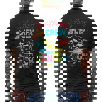 Mexico Cancun Birthday Boy Trip Vacation 2026 Matching Group Men's T-shirt Back Print | Seseable UK