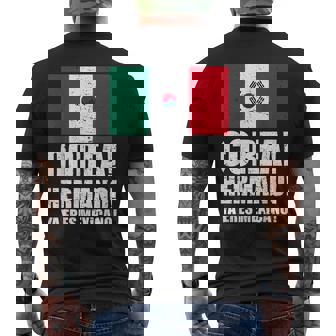 Mexico South Korea Soccer Chant Flag Shirt Korean Brother Men's Back Print T-Shirt | Mazezy