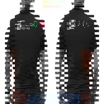 Mexique Homme Battement Cœur Humour Mexicain Idée Cadeau T-shirt imprimé au dos - Cadeauxyz