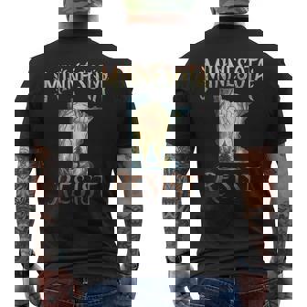 Minnesota Protest Resist Men's T-shirt Back Print | Mazezy