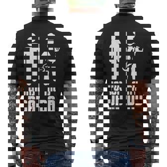 Mio Padre Tuo Padre Chef T-shirt da uomo con stampa posteriore - Novitaregali