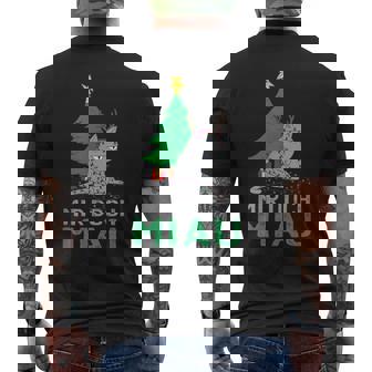 Mir Doch Miau Mir Doch Egal Cat Katze Katzenpruch T-Shirt mit Rückendruck - Seseable