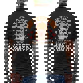 Mir Reicht's Ich Geh Zu Meinem Hamster Lustiges Hamster T-Shirt mit Rückendruck - Seseable