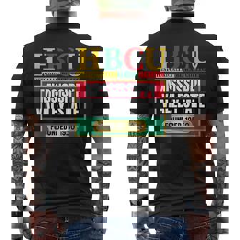 Mississippi Valley State Mvsu Hbc Graphic Men's T-shirt Back Print - Monsterry