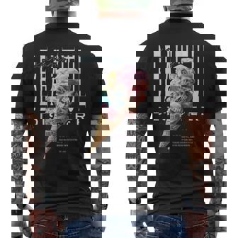 Modern Hip Hop Ice Cream Vintage Graffiti Urban Streetwear Men's T-shirt Back Print | Mazezy