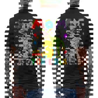 Mom Of The Three Rex 3Rd Birthday Boy Dinosaur T-Rex Men's T-shirt Back Print | Seseable CA