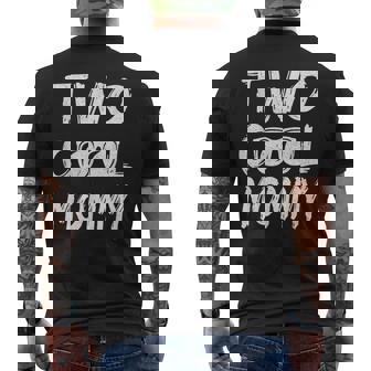 Mommy Of The Birthday Boy Two Cool 2Nd Bday Family Matching Men's T-shirt Back Print - Thegiftio