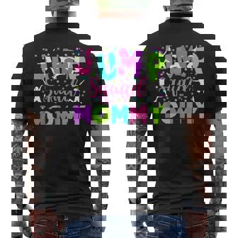 Mommy Jump Birthday Trampoline Party Birthday Jump Squad Men's T-shirt Back Print - Thegiftio