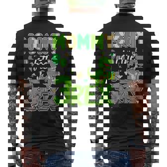 Mommy Of The Three Rex Birthday Dinosaur Family Matching Men's T-shirt Back Print | Seseable CA