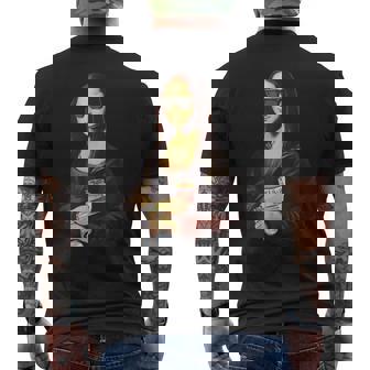 Monalisa Painting Kebab Pop Cultura T-shirt da uomo con stampa posteriore - Novitaregali