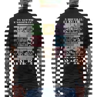 In My Monster Trucks Dad Era Men's T-shirt Back Print | Mazezy