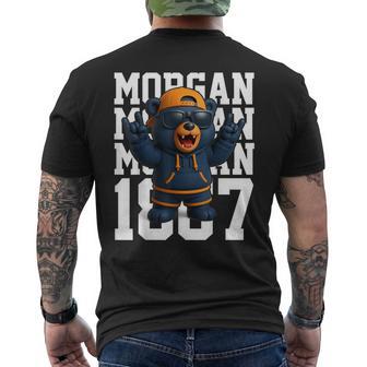 MOrGan Ms U State University Apparel Study Era Men's T-shirt Back Print - Thegiftio