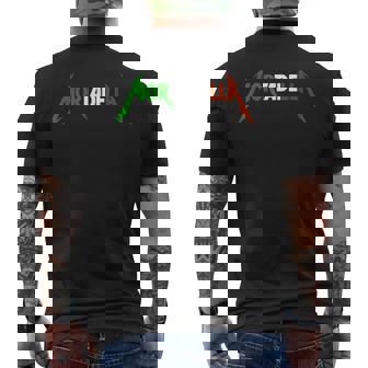 Mortadella Italian Food Humor Parody Rock Men's T-shirt Back Print - Monsterry