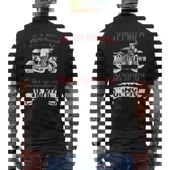 Motero Biker Regalos Motoristasueño Con Motos Camiseta Hombre Estampado Espalda - Regaloses